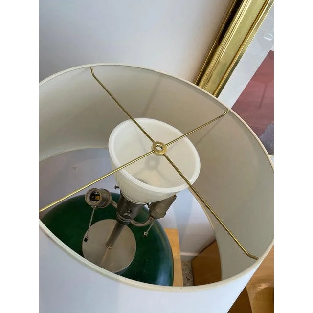 Metal 1980s Italian Table Lamp 35" H With Antique Glazed Amphora Base For Sale - Image 7 of 13