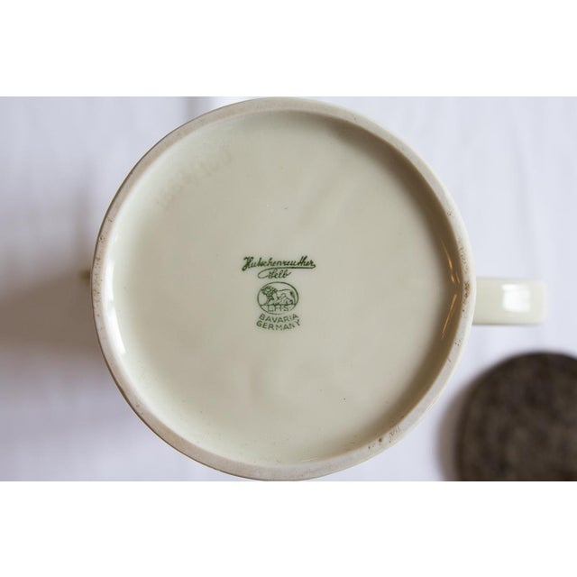 Metal Art Deco Bauhaus Coffee & Tea Service by Atelier Mayer for Hutschenreuther WMF, 1930s, Set of 4 For Sale - Image 7 of 11