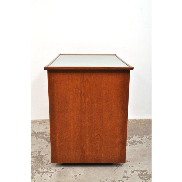 Mid-Century Modern Magic Oak Desk, 1950s For Sale - Image 12 of 18