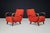 Red Bentwood Lounge Chairs by Jindřich Halabala, Czechoslovakia, 1940, Set of 2 For Sale - Image 8 of 17