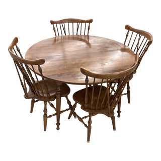 1960s Ethan Allen Dining Set of 5 For Sale