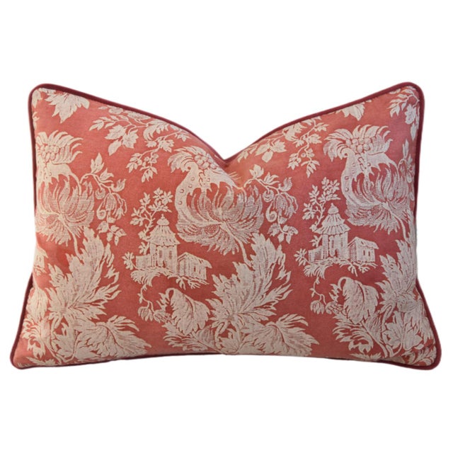 Mariano Fortuny Italian Mariano Fortuny Fragonard Botanical Feather/Down Pillow For Sale - Image 4 of 5