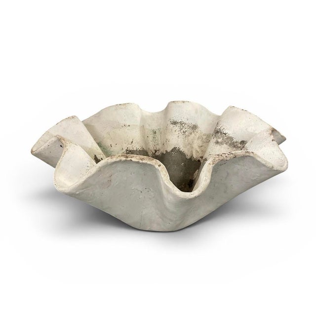 Traditional 1980s Willy Guhl Sculptural Biomorphic "Handkerchief" Planter For Sale - Image 3 of 7
