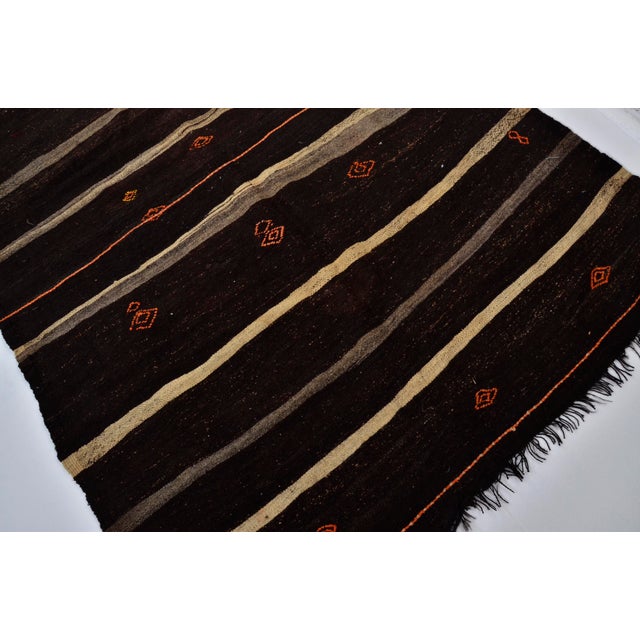 Decorative Vintage Goat Hair Rug For Sale In Phoenix - Image 6 of 10