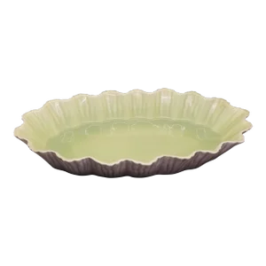 Midcentury Vintage Ceramic Dish, Celadon Green