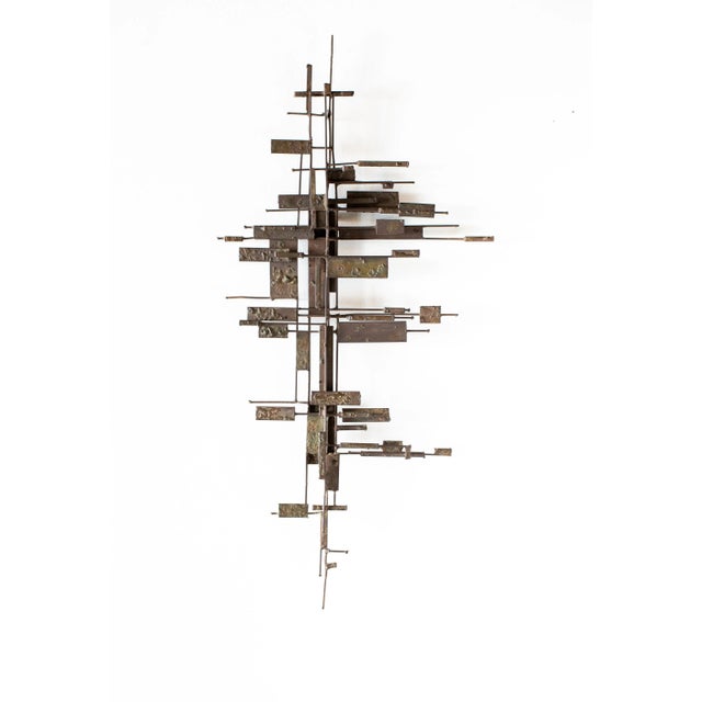 Rare vintage abstract/contemporary steel wall sculpture created by Jack Boyd of San Diego, California early 1960’s. This...