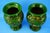 19th Century Antique Green Neo-Renaissance Vases in Relief by Vincenzo Corrente, 1890s, Set of 2 For Sale - Image 5 of 18