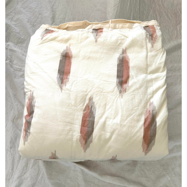 Postmodern West Elm Full/Queen Southwest Duvet Cover For Sale - Image 3 of 6