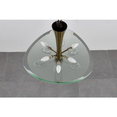 Mod. 1748 Hanging Light attributed to Max Ingrand for Fontana Arte, Italy, 1957 For Sale - Image 6 of 16