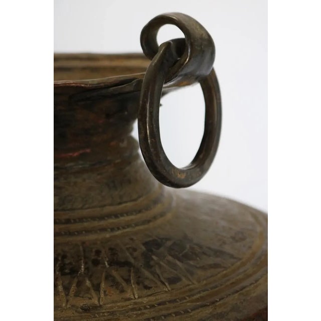 Indian Antique Copper Water Container From India For Sale - Image 3 of 8
