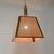 Mid-Century Italian Pendant in Gilt Metal, Straw and Giass, 1970s For Sale - Image 3 of 16