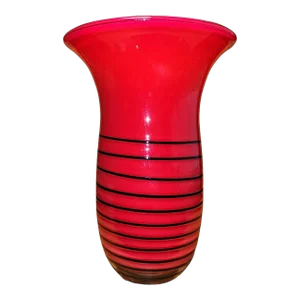 1960s Attributed Murano Glass Modernist Vase
