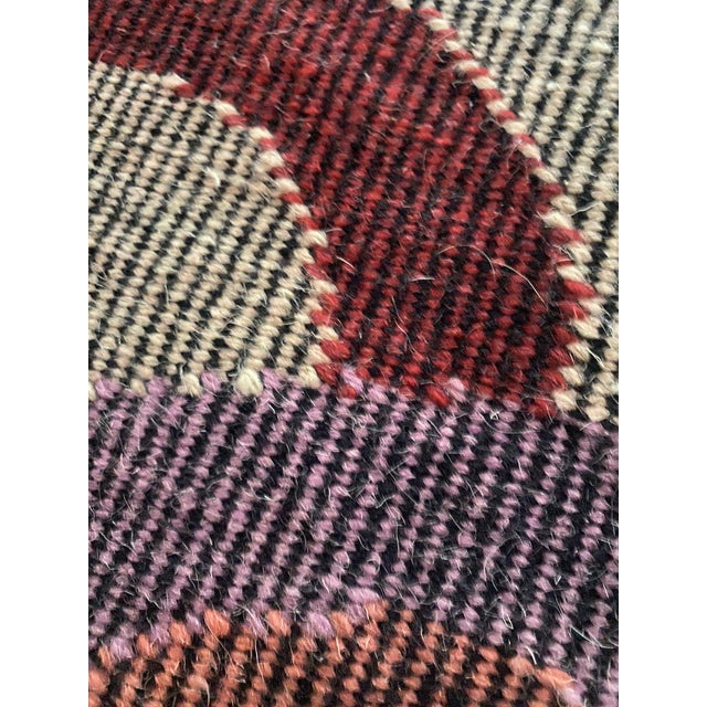 Handwoven + Signed Abstract Tapestry For Sale - Image 17 of 17