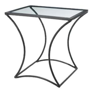 Jamie Young Kai Iron & Glass Side Table