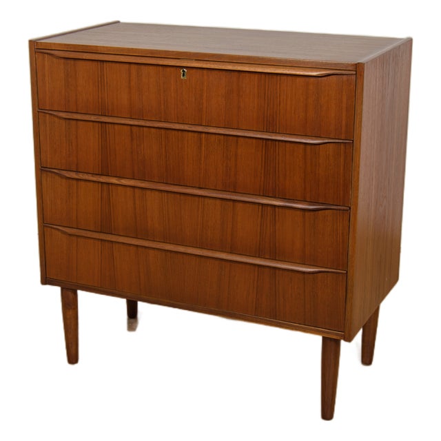 Mid-Century Teak Dresser with Dressing Table, Denmark, 1960s For Sale