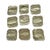 Add a touch of historic elegance and charm to your table settings with this exquisite set of 9 hand-tatted lace wine...