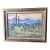VTG Desert Framed Landscape Painting Signed Original Saguero Cacti 10 X 14 Horse For Sale