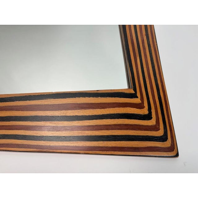 Sculptural Wooden Mirror by Tobia Scarpa for Maxalto, Italy, 1970s For Sale - Image 6 of 7
