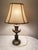 Bronze Neoclassical Vintage Trophy Cup Urn Style Bronze & Black Lamp Excellent Condition For Sale - Image 8 of 13