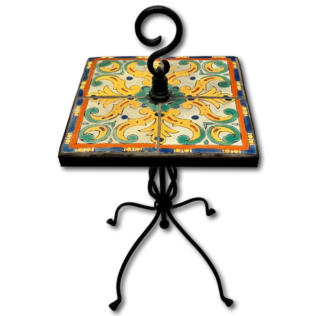 This is a Great Looking and Quite Rare Antique Small Size Accent Table for Patio or Wherever you have a Special Place in...