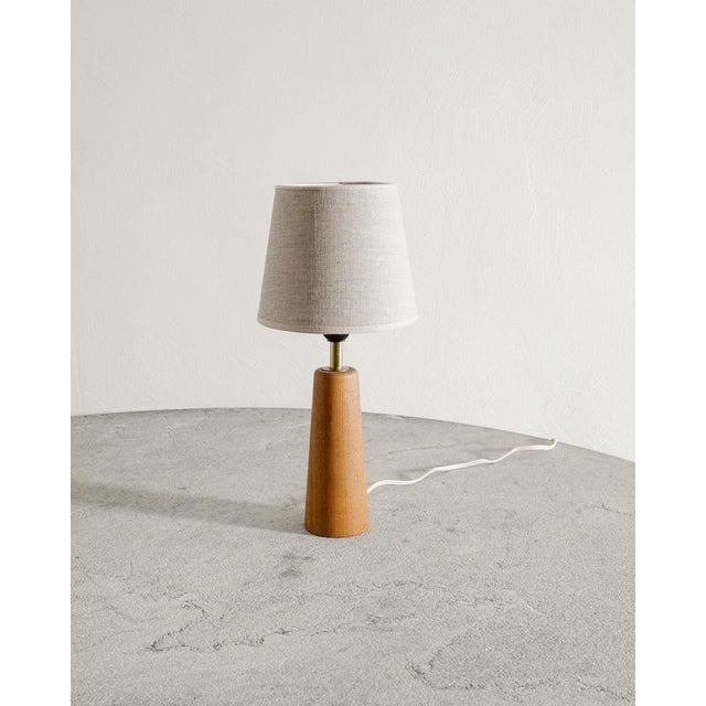 Finnish Mid-Century Wooden Desk or Table Lamp attributed to Lisa Johansson-Papé, 1950s For Sale - Image 4 of 6