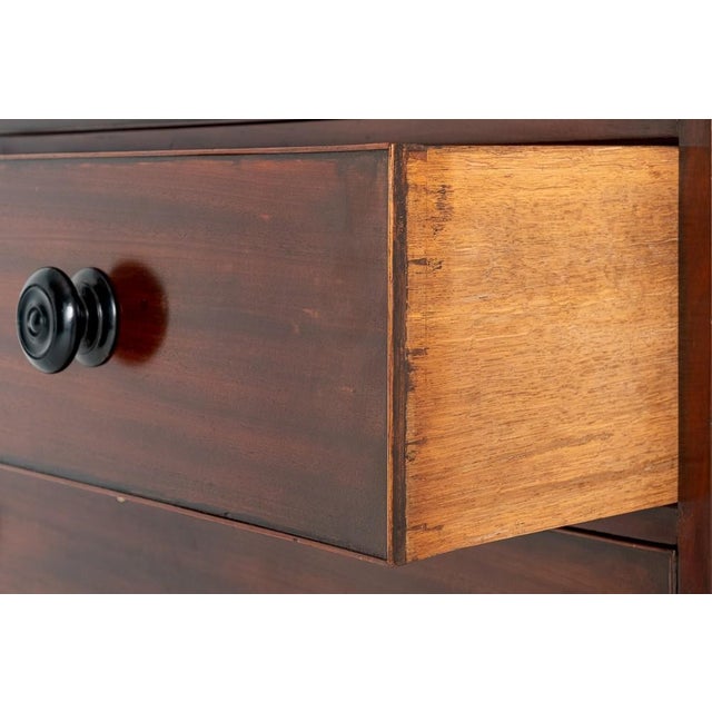 Georgian Mahogany Chest of Drawers For Sale - Image 4 of 9