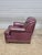 Late 20th Century Hancock & Moore Burgundy Leather Club Chair Arm Chair W Match Ottoman Made in the Usa For Sale - Image 11 of 14