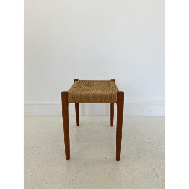 1960s Danish Model 80 Stool in Teak by Niels O Møller for J.L. Møller, 1960s For Sale - Image 5 of 9