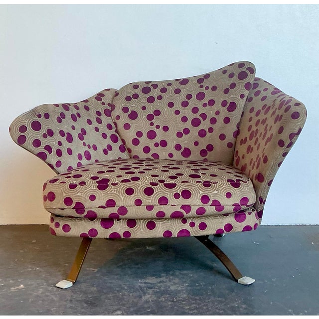 Vintage Italian Biomorphic Lounge Chair For Sale - Image 10 of 12