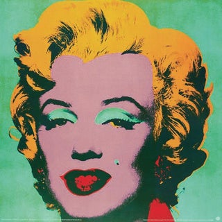 Andy Warhol, Marilyn Green (Sm), Offset Lithograph, 1999 For Sale