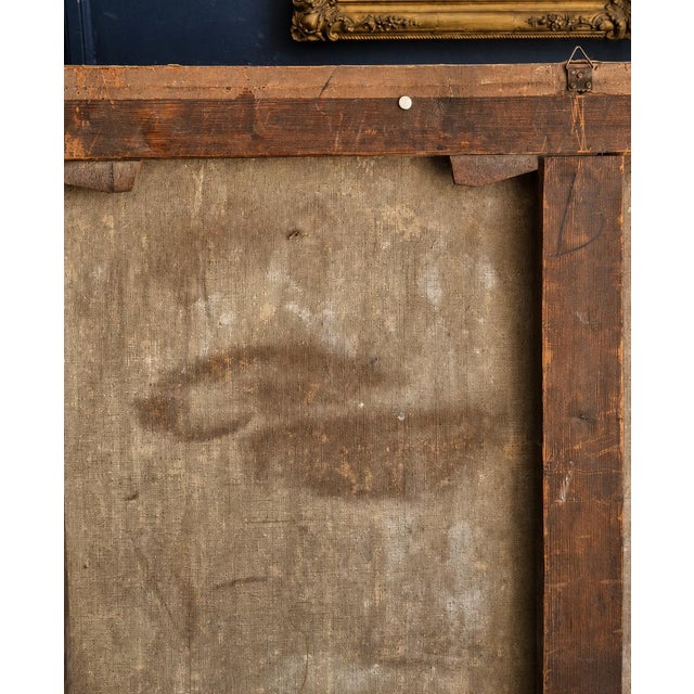 Portrait of a Lawyer, 1800s, Oil Painting on Canvas For Sale - Image 10 of 14
