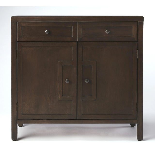 Imperial Coffee Accent Cabinet, Dark Brown For Sale - Image 9 of 9