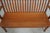 Brown Arts and Crafts Style Solid Oak Slat Back Bench For Sale - Image 8 of 18