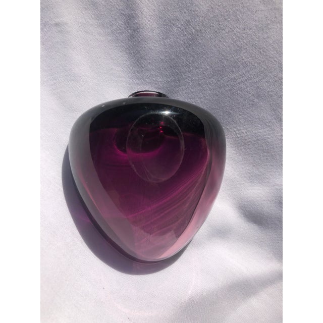 Murano Spade shaped ashtray. Cigar holder. Catch all. 4”x4”x2.25H