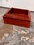 Vintage Red Finish Wood Nesting Tray Boxes, Set of Four For Sale - Image 10 of 12