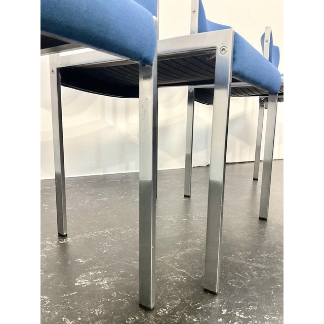 1960s Mid-Century Modern Minimalist Dining Chairs from Lübke, 1960s, Set of 4 For Sale - Image 5 of 18