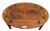 Vintage Heritage Henredon Butler's Tray Oval Cocktail Table Flame Mahogany For Sale In Palm Springs - Image 6 of 15