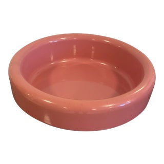 Pink Enamel Bowl by Gianfranco Frattini for Progetti For Sale