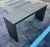 Gray 1980s Vintage Modern Faux Shagreen Console Table - Karl Springer Style For Sale - Image 8 of 8