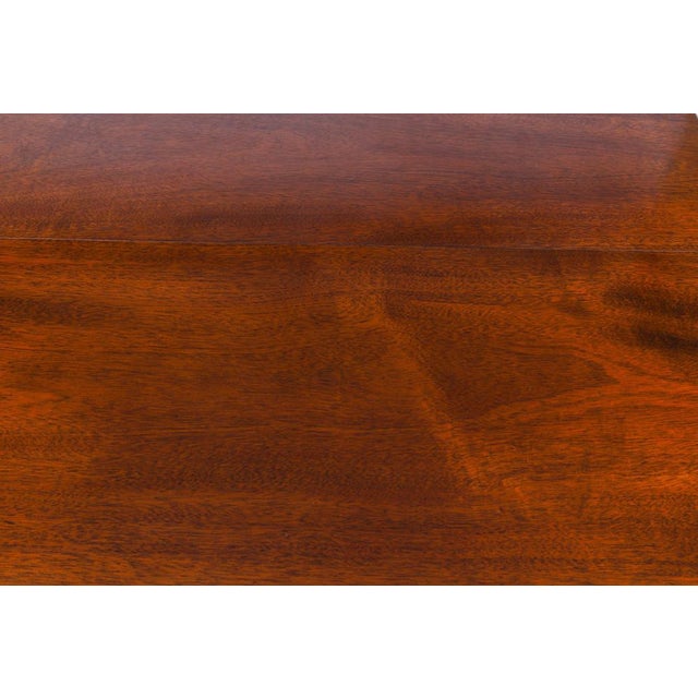 Brown Vintage Regency Revival Oval Dining Table and Dining Chairs by William Tillman, 1990s, Set of 7 For Sale - Image 8 of 18