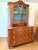 18th Century Inlaid and Carved Cherrywood Vitrine Buffet, 1790s, Set of 2 For Sale - Image 13 of 18