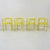 Yellow Locus Solus Chairs by Gae Aulenti for Poltronova, 1960s, Set of 4, in Good conditions. Designed 1960 to 1969 This...