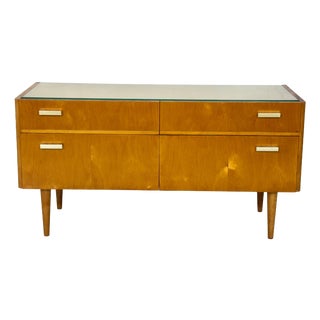 Mid-Century Lowboard with Drawers, 1960s For Sale