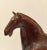 Mid-Century Modern Style Large Asian Brown Glaze Ming Horse Sculpture For Sale - Image 4 of 5