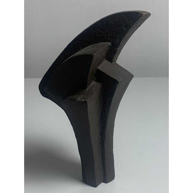 Brown Brutalist Dutch Abstract Cast Concrete Sculptures, 1960s, Set of 2 For Sale - Image 8 of 18