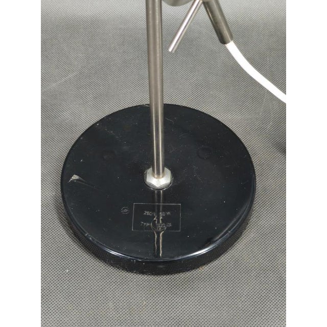 Black 1012 Adjustable Bakelite Table Lamp by Electrosvit, 1960s For Sale - Image 8 of 13
