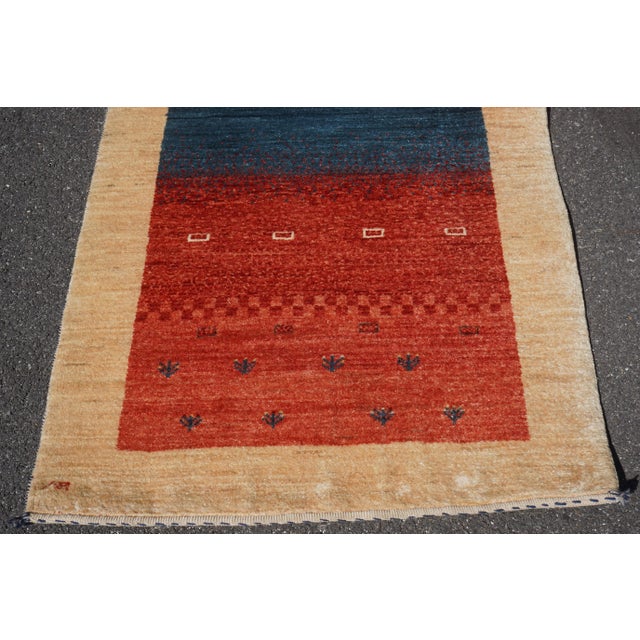 Traditional Fine Quality Approx. 3x6 Tribal Wool Runner Area Rug For Sale - Image 3 of 8
