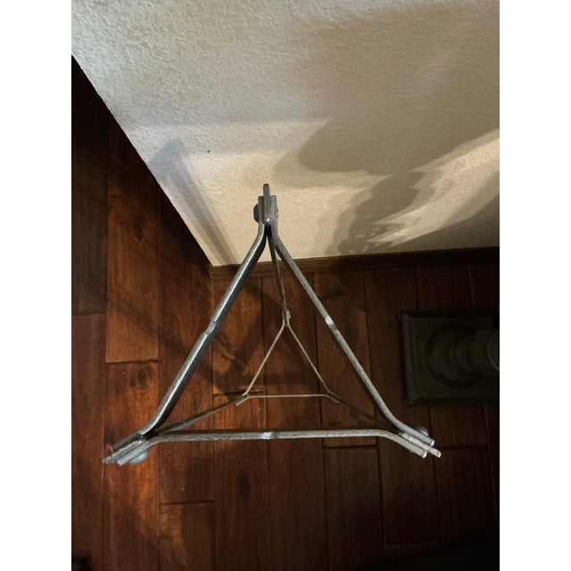 Mid 20th Century Enclume Hand-Forged Iron Fireplace Tool Set For Sale - Image 9 of 10