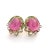 Not Yet Made - Made To Order Bochic “Flamenco” Ruby & Multi gem Clip On Earrings Set 18K Gold&Silver - 2 Pieces For Sale - Image 5 of 9