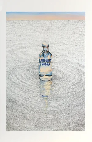 Absolut Statehood: Michigan, Ann Mikolowsky Lithograph